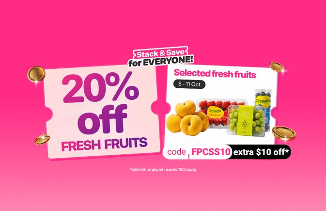 20% Off Fresh Fruits!