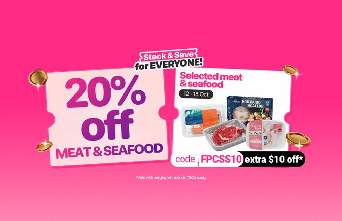 20% Off Meat & Seafood!