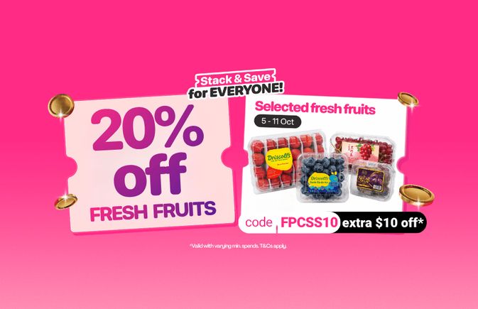20% Off Fresh Fruits!