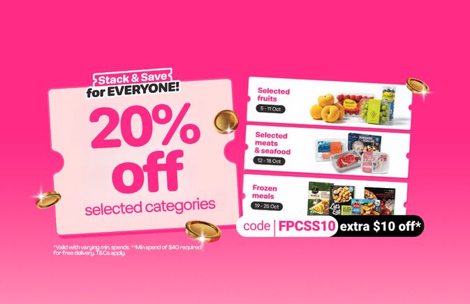 20% Off Selected Categories!