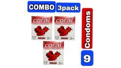 Coral Strawberry Condom 9 Pieces