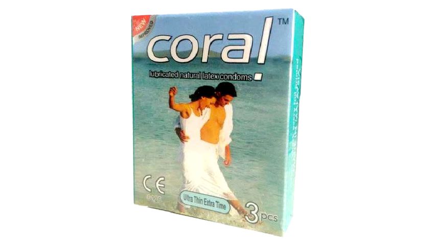 Coral Ultra Thin Extra Time Condom Malaysia 3 Pieces