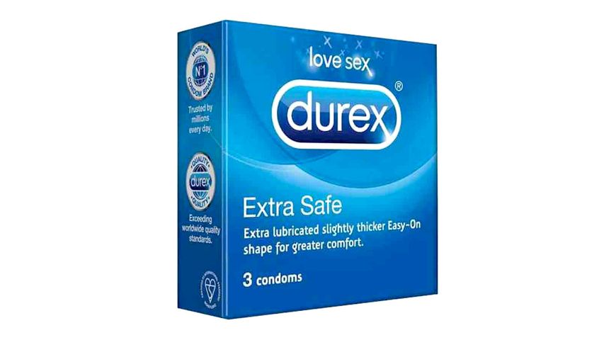 Durex extra safe love sex (56 Mm) condoms 3 In 1 Malaysia