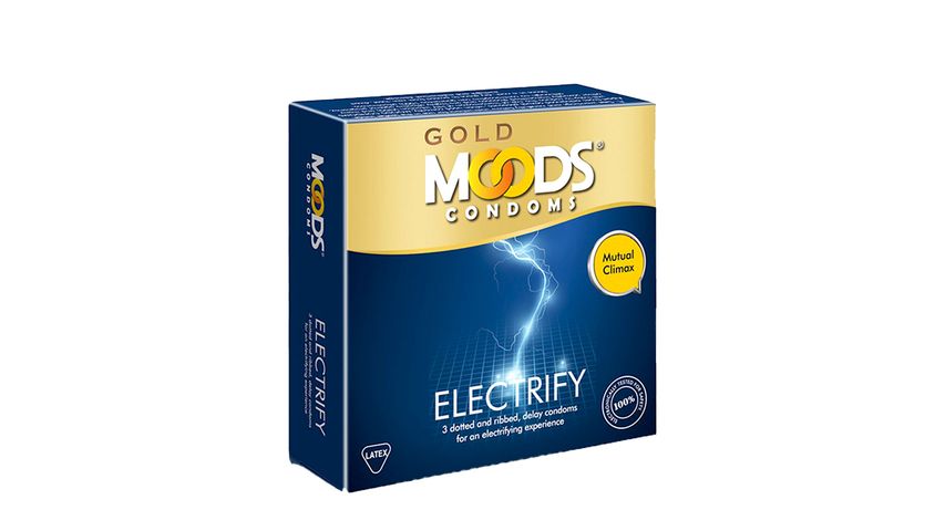 Moods Condoms Electrify Mutual Climax 3 Pieces
