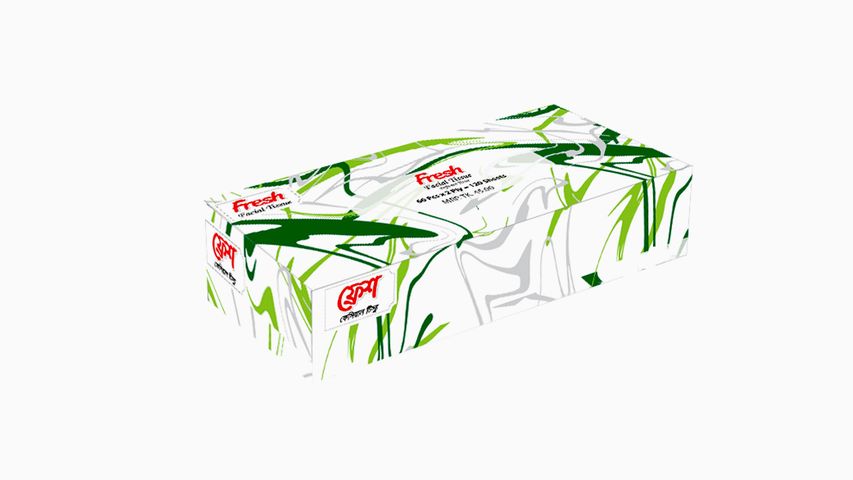 Fresh Facial Tissue White 1 Packet