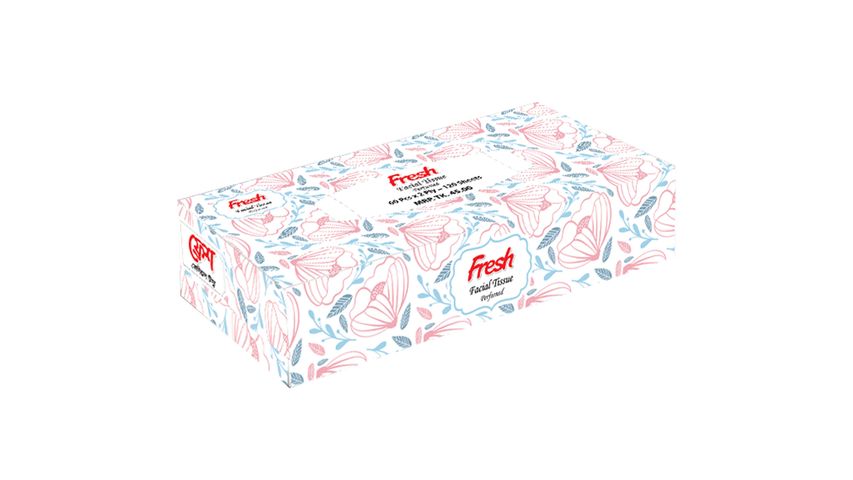 Fresh Facial Tissue Perfume Assorted  2 Ply 60 Sheets
