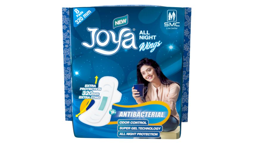 Joya Sanitary Napkin All Night Wings 8 Pieces