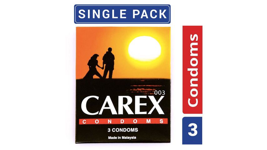 Carex Condoms Classic Single Pack Malaysia 3 Pieces