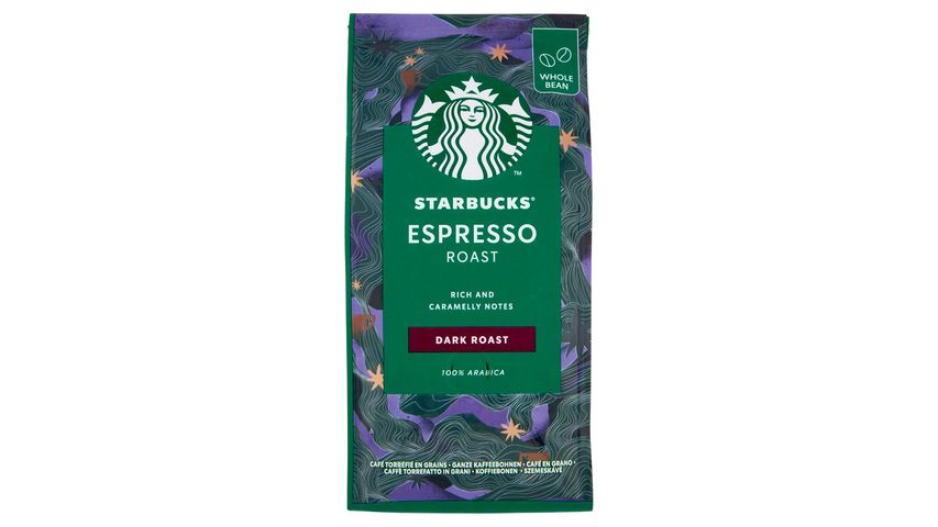Starbucks Espresso Roast - Dark Roast Whole Bean Coffee 200g
