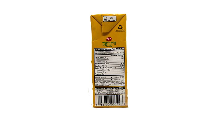 Pran Mango Fruit Drink Tetra 200±50ml