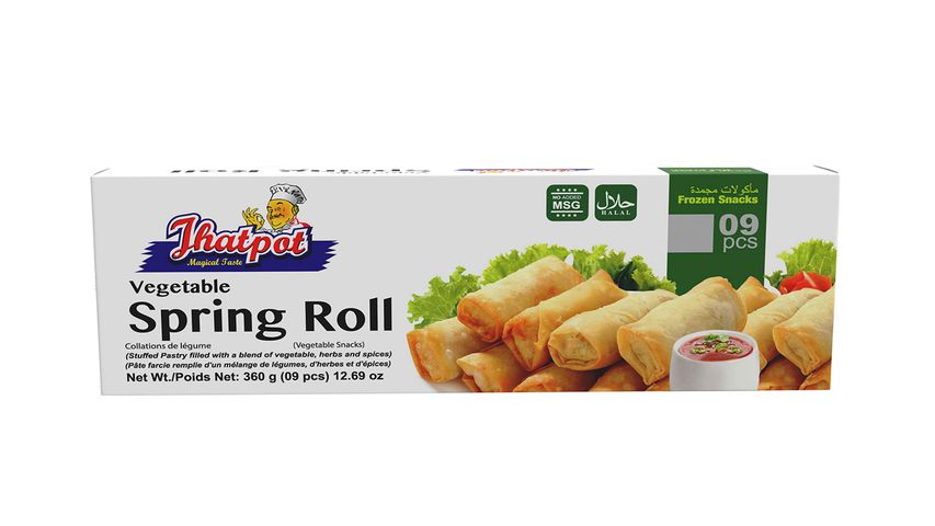 Jhatpot Vegetable Spring Roll 9 Pieces 360g
