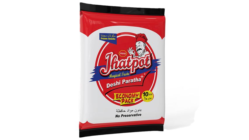 Jhatpot Deshi Paratha 10 Pieces 650g