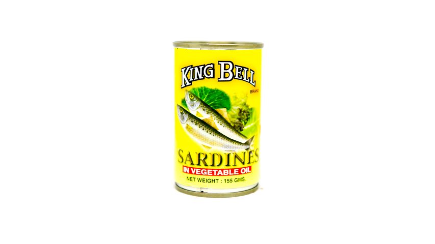King Bell Sardines In Vegetable Oil 155g