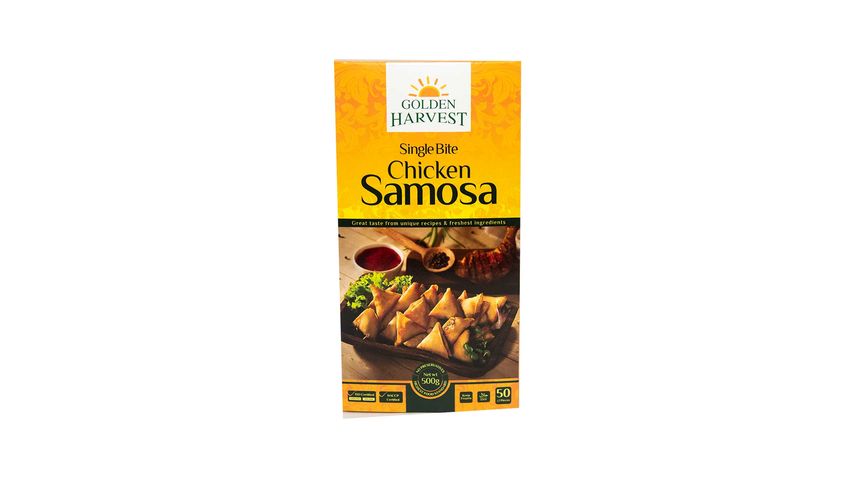 Golden Harvest Small Bite Chicken Samosa (50 Pieces ± 2 Pieces) 500g