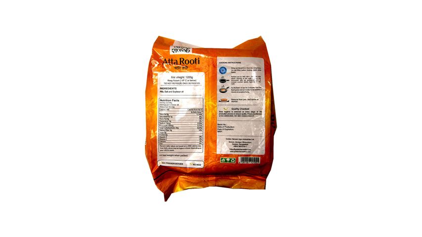 Golden Harvest Atta Roti (20 Pieces) 1200g