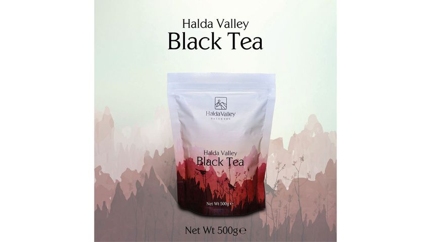 Halda Valley Black Tea Zip Foil Pack 500g