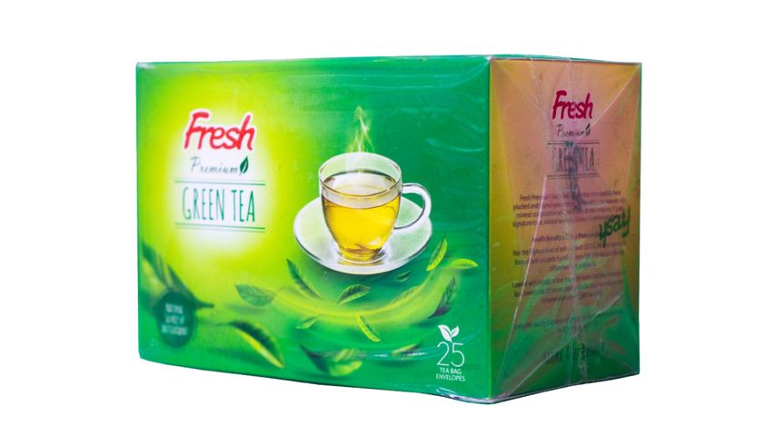 Fresh Premium Green Tea Bag 25 Pieces