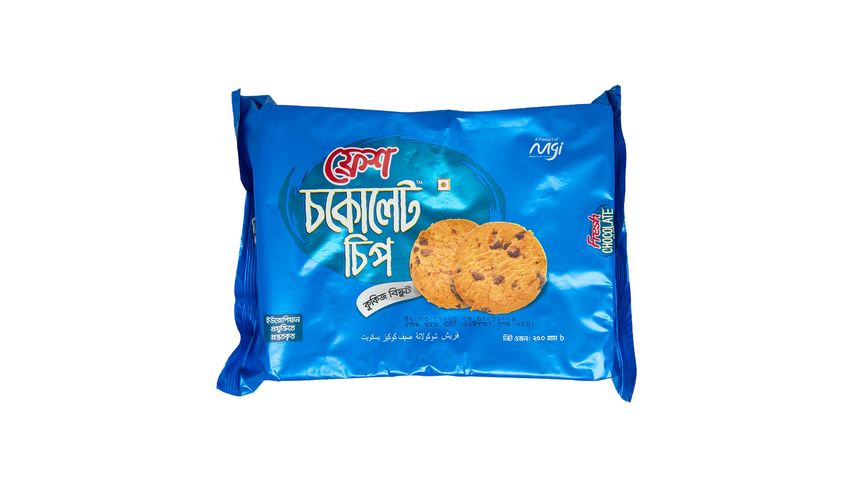 Fresh Chocolate Chip Cookies Biscuit 220g (± 30g)