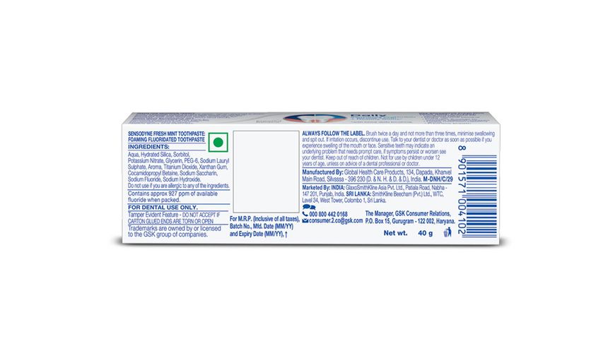 Sensodyne Fresh Mint 40g