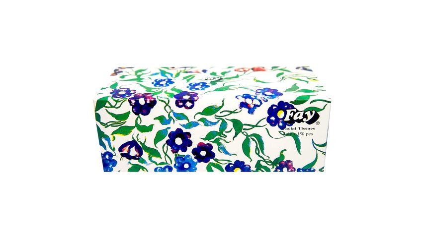 Fay Facial Tissues Non Perfumed Assorted 2 ply X 150pcs