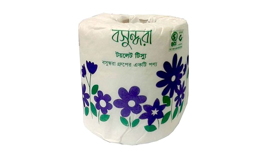 Bashundhara White Toilet Tissue 1 Roll