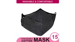 Fashionable Cotton Face Mask 15 1 Piece
