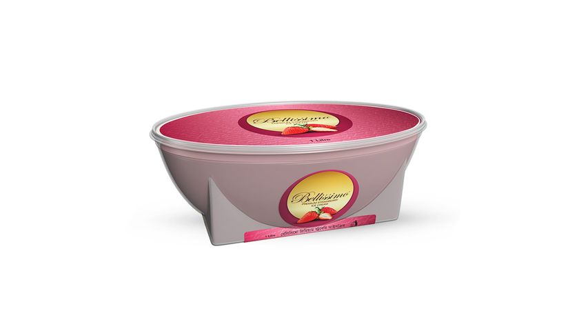 Bellissimo Premium Strawberry Ice Cream 1L