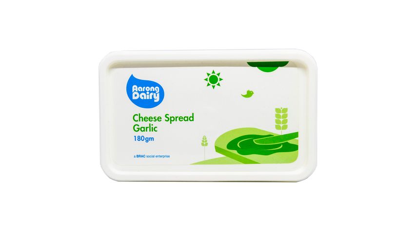 Aarong Procced Cheese Spread Garlic 180g
