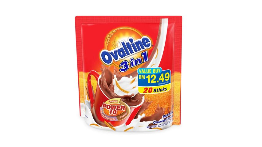 Ovaltine 3 In 1 Instant Malt Drink 20s x 30g
