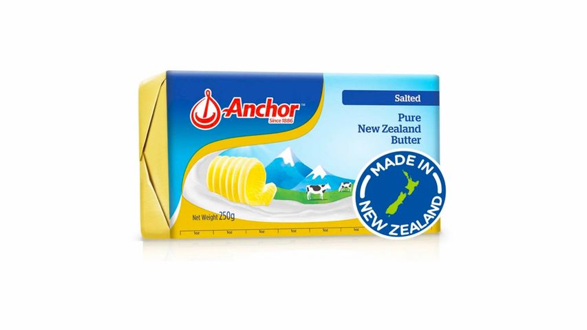 Anchor Salted Pure New Zealand Butter 250g
