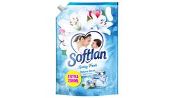 Softlan Anti Wrinkles Spring Fresh (Blue) Fabric Softener Refill 1.6L