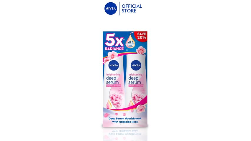 Nivea Female Deodorant Deep Brightening Serum Hokkaido Rose Spray 2pcs x 150ml