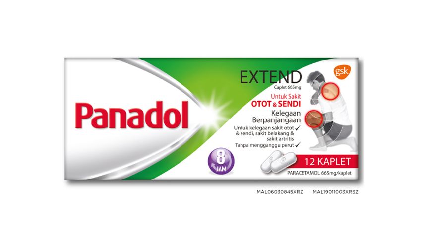 Panadol Extend Caplet 665mg 12pcs