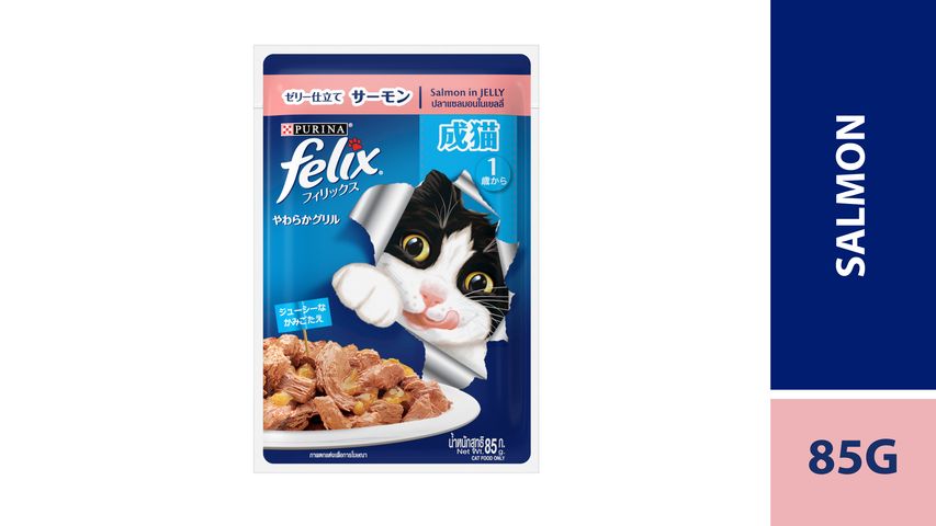 Felix Adult Salmon Pouch 85g