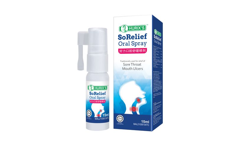 Hurix's Sorelief Oral Spray 15ml