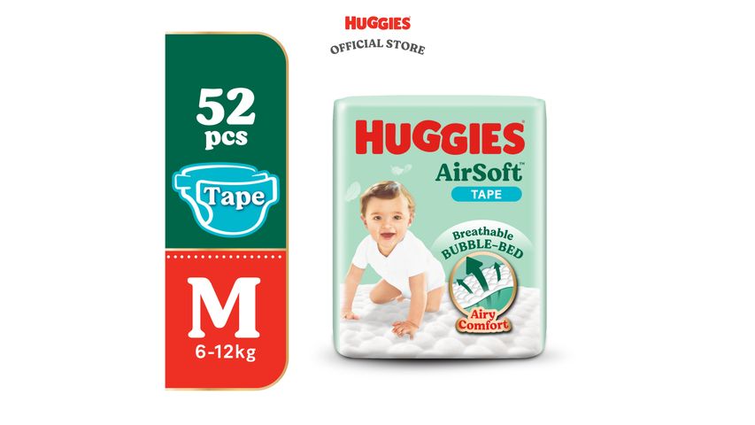 Huggies Airsoft Tape M 52pcs