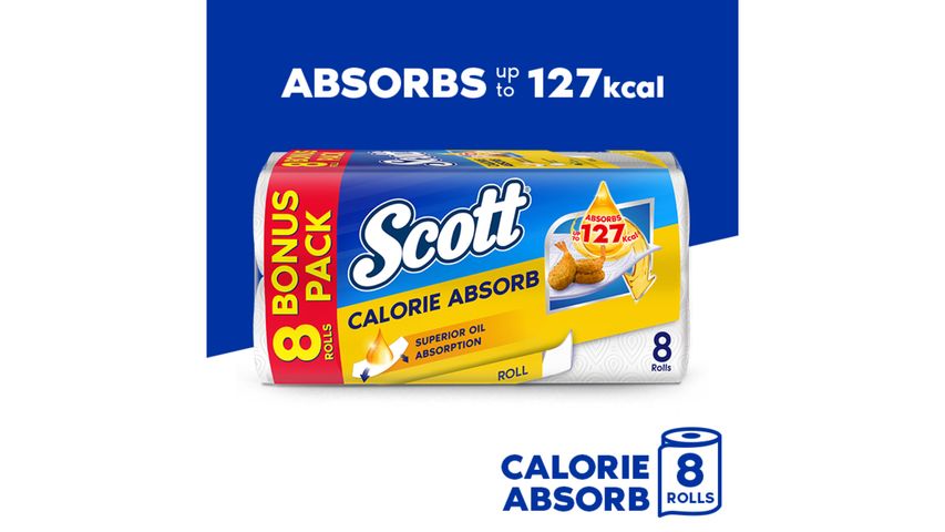 Scott Calorie Absorb Kitchen Towel 50 x 8 Rolls
