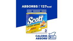 Scott Calorie Absorb Interfolded Kitchen Towel 3 Packs x 80pcs