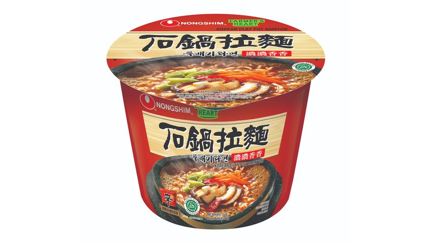 NongShim Farmer's Heart Ramyun Big Bowl Korean Claypot | 117g