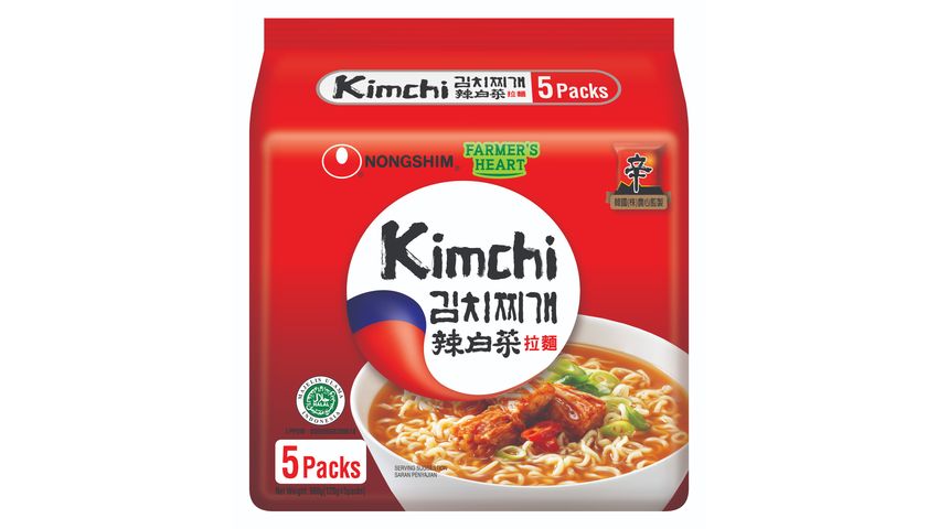 Nongshim Kimchi Noodles | 5 x 120 g