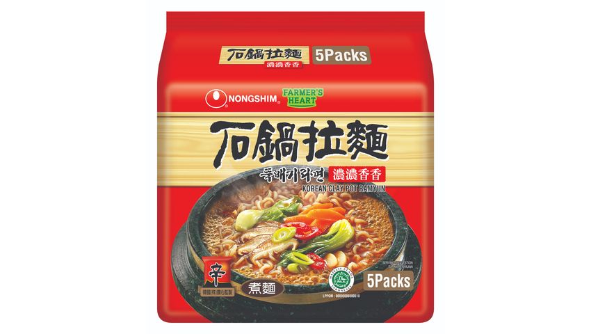 NongShim Farmer's Heart Claypot Ramyun | 5s x 120g