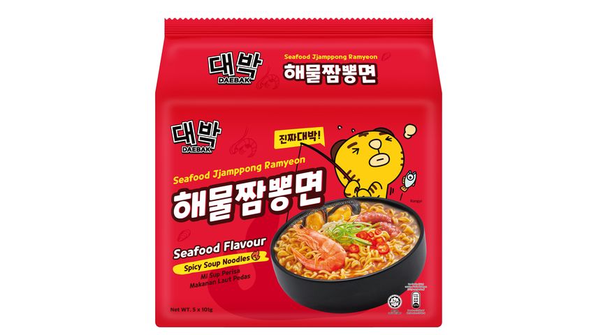 Daebak Seafood Jjampong Ramyeon 5pcs x 101g