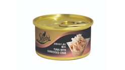 Sheba Cat Wet Food Adult Tuna White Meat with Shredded Crab Flavour 85g