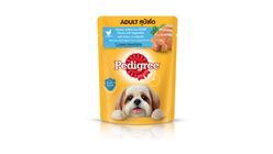 Pedigree Dog Food Wet Adult Chicken & Grilled Liver Loaf with Vegetables 80g