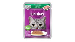 Whiskas Cat Food Wet Senior Tuna 80g