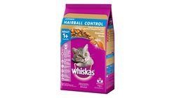 Whiskas Cat Food Dry Hairball Control Adult Chicken & Tuna 1.1kg