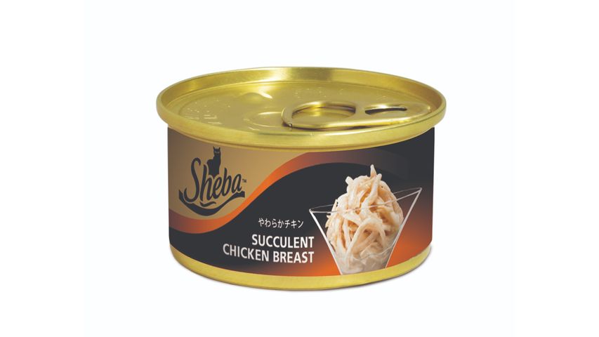 Sheba Cat Wet Food Adult Succulent Chicken Breast 85g
