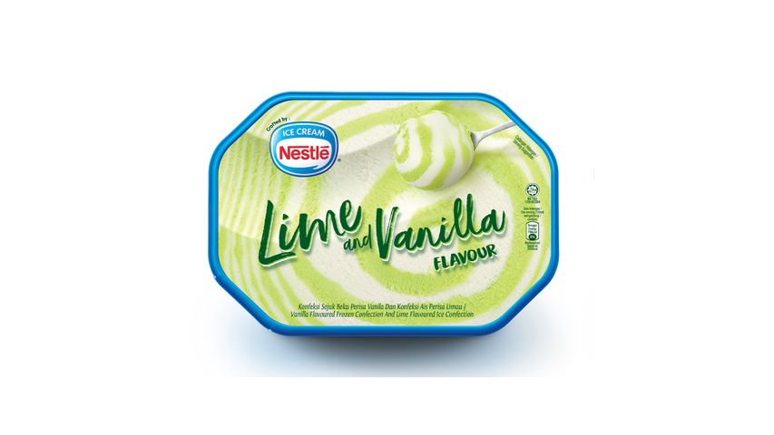 Nestle Ice Cream Lime and Vanilla 1.5L