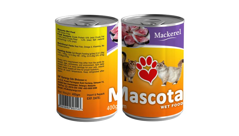 Mascota Wet Food (Mackerel) 400g