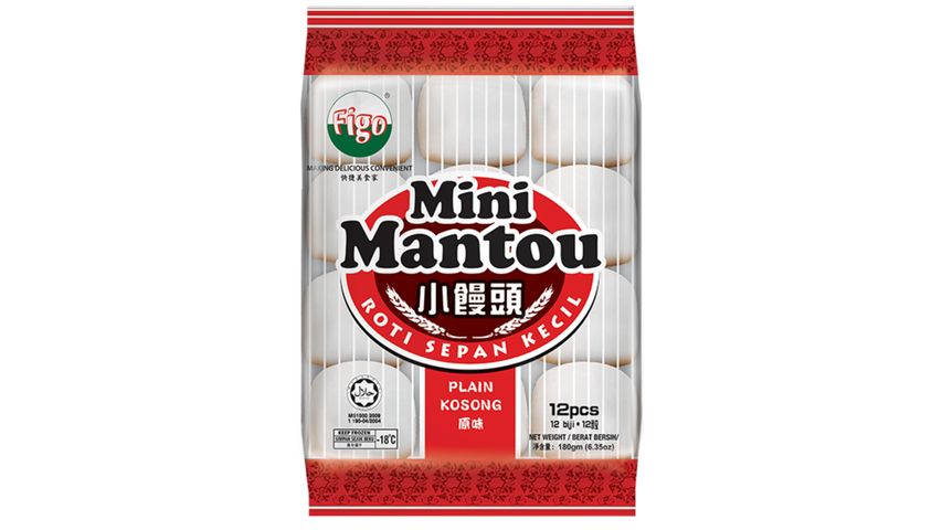 Figo Mini Mantou Plain 180g